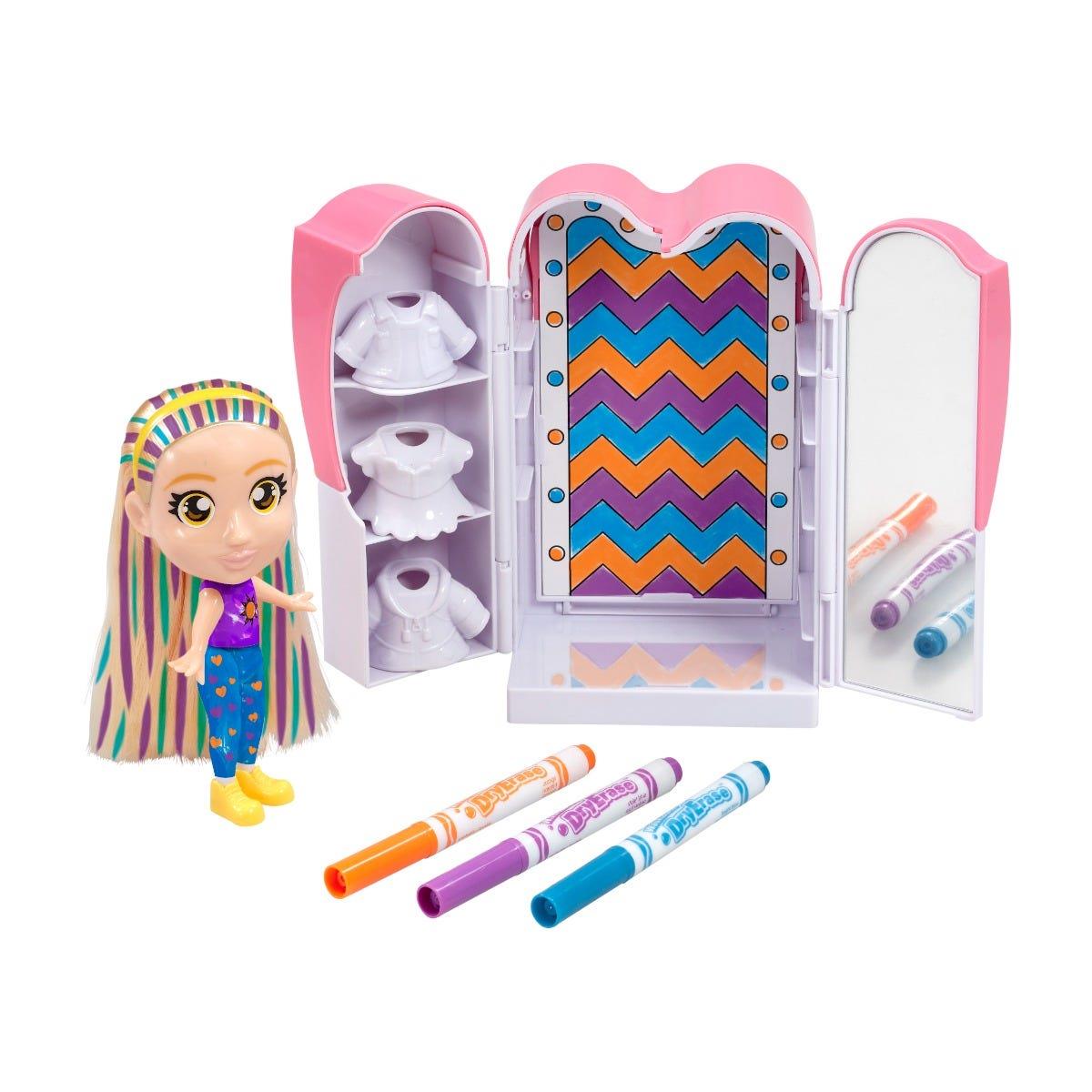Crayola Color n Style Friends GOLDIE Catwalk Ensemble de poupée créative