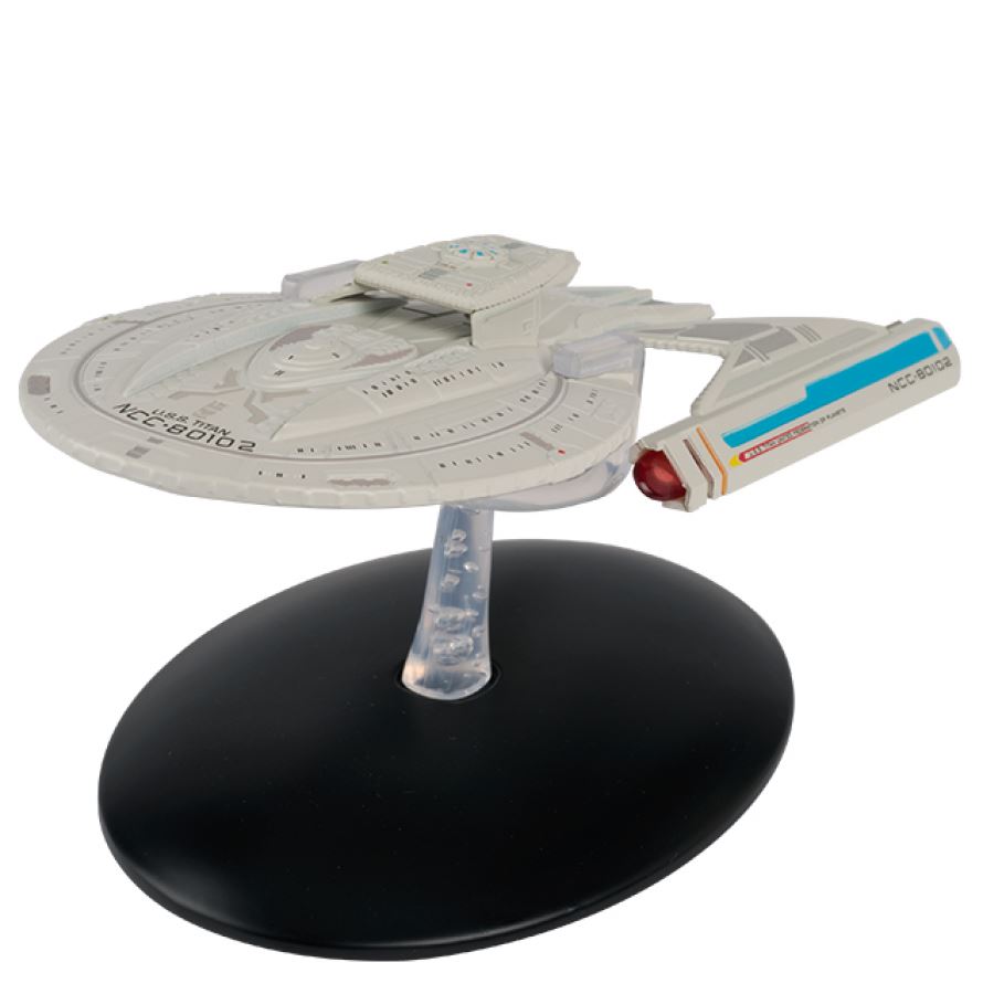 #05 U.S.S. Titan NCC-80102 (Luna Class) Model Diecast Ship BONUS ISSUE (Eaglemoss / Star Trek)