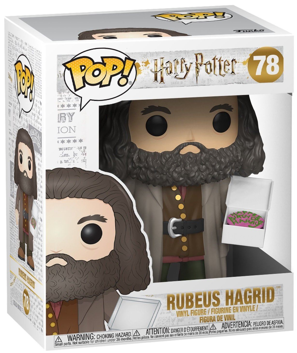 Funko POP! RUBEUS HAGRID with Cake #78 6" Vinyl Figure 35508 Harry Potter