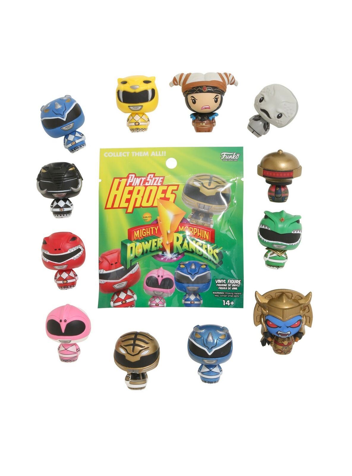 Funko POWER RANGERS Pint Size Heroes Blind Bag Full Set 24 Vinyl Figures