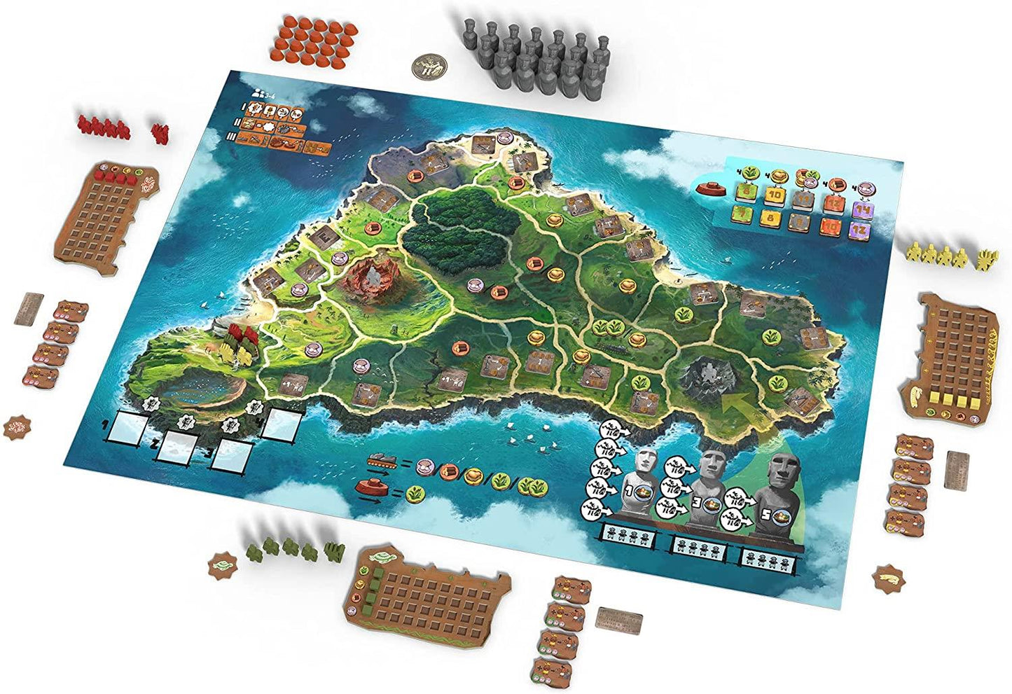 RAPA NUI Matagot Family Board Game Stratégie de l'île de Pâques