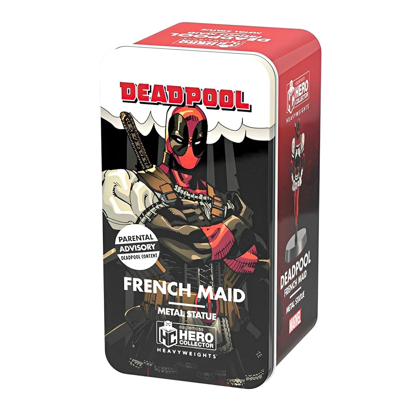 Deadpool FRENCH MAID Metal Statue 1:18 Scale Figurine (Marvel Eaglemoss Heavyweights)