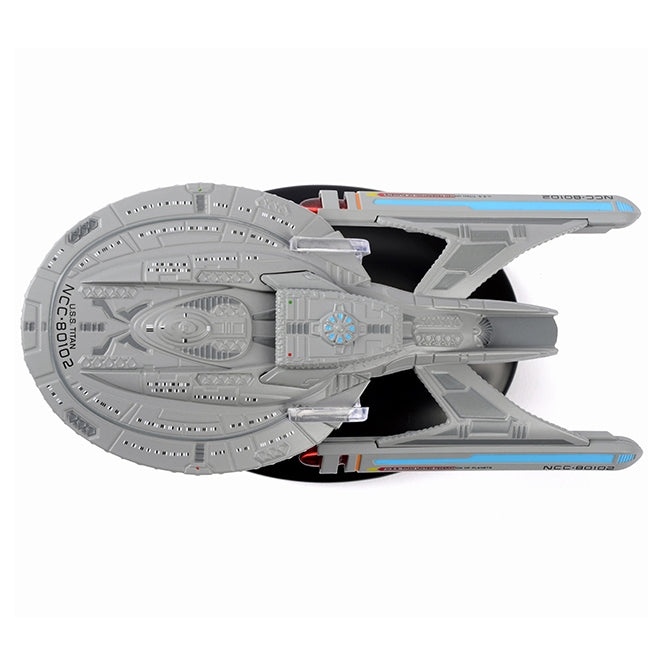 #05 U.S.S. Titan NCC-80102 (Luna Class) Model Diecast Ship BONUS ISSUE (Eaglemoss / Star Trek)