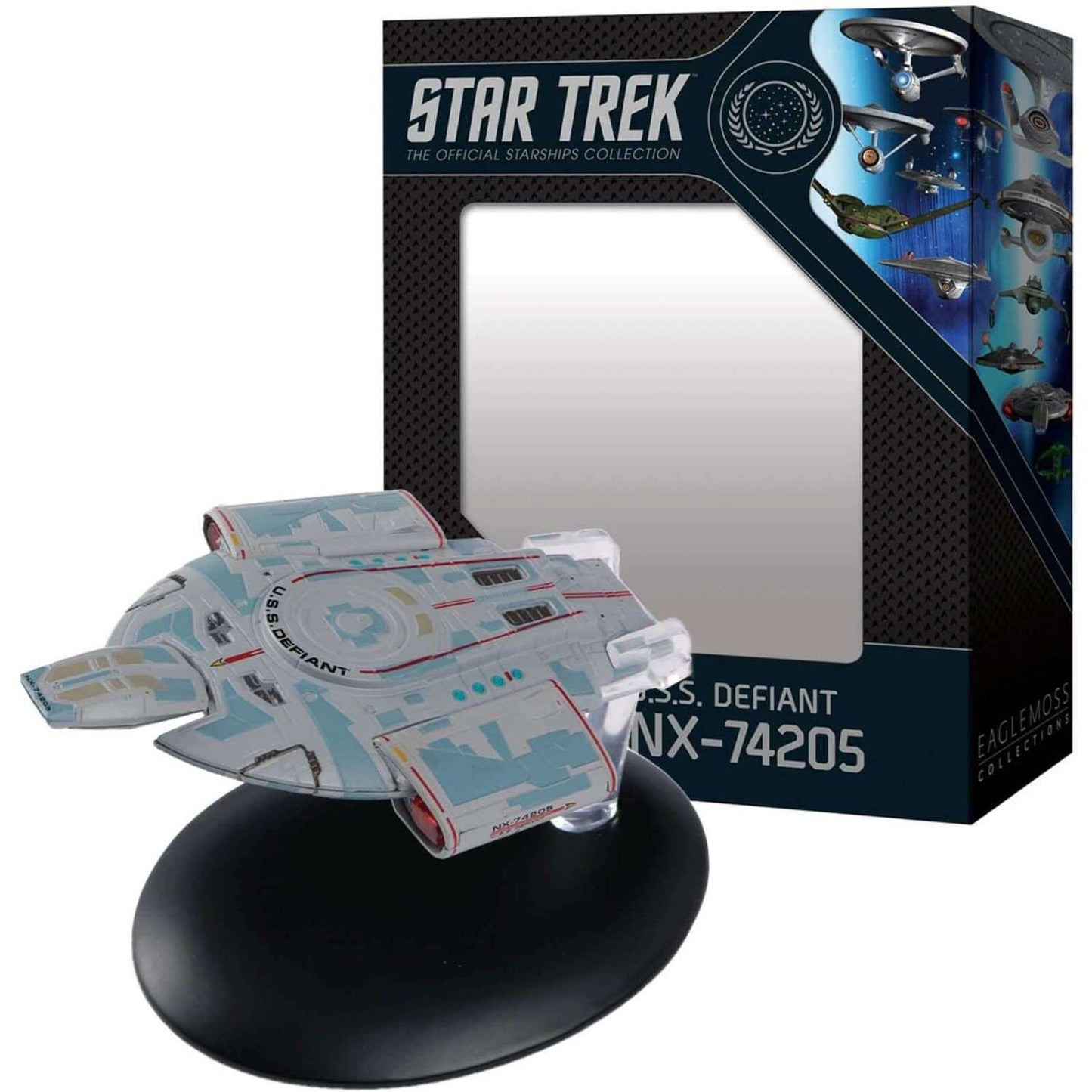 #07 U.S.S. Defiant NX-74205 (Defiant-class) Diecast Model Ship (Eaglemoss / Star Trek)