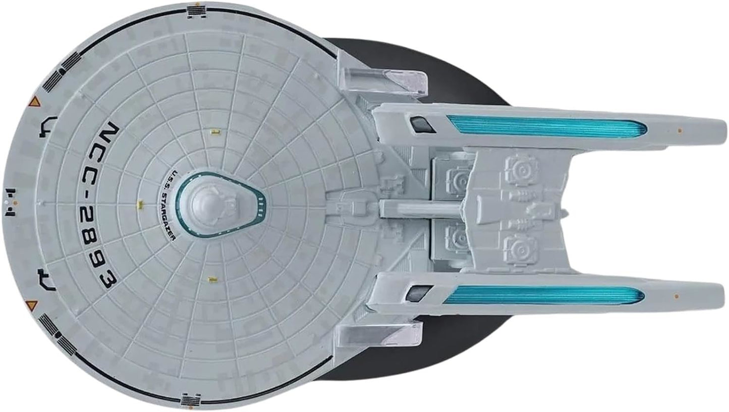 #19 U.S.S. Stargazer NCC-2893 (Constellation-class) CMC Diecast Model Ship (Eaglemoss / Star Trek)