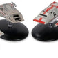 Shuttlecraft Set 4 Kelvin Timeline (Transport Shuttlecraft & Passenger Shuttle & Med Evac Shuttle & Warrant Shuttle) Model Diecast Ship (Eaglemoss / Star Trek)