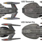 #02 U.S.S. Maui (Inquiry-Class) Model Die Cast Ship Picard Universe (Eaglemoss / Star Trek)