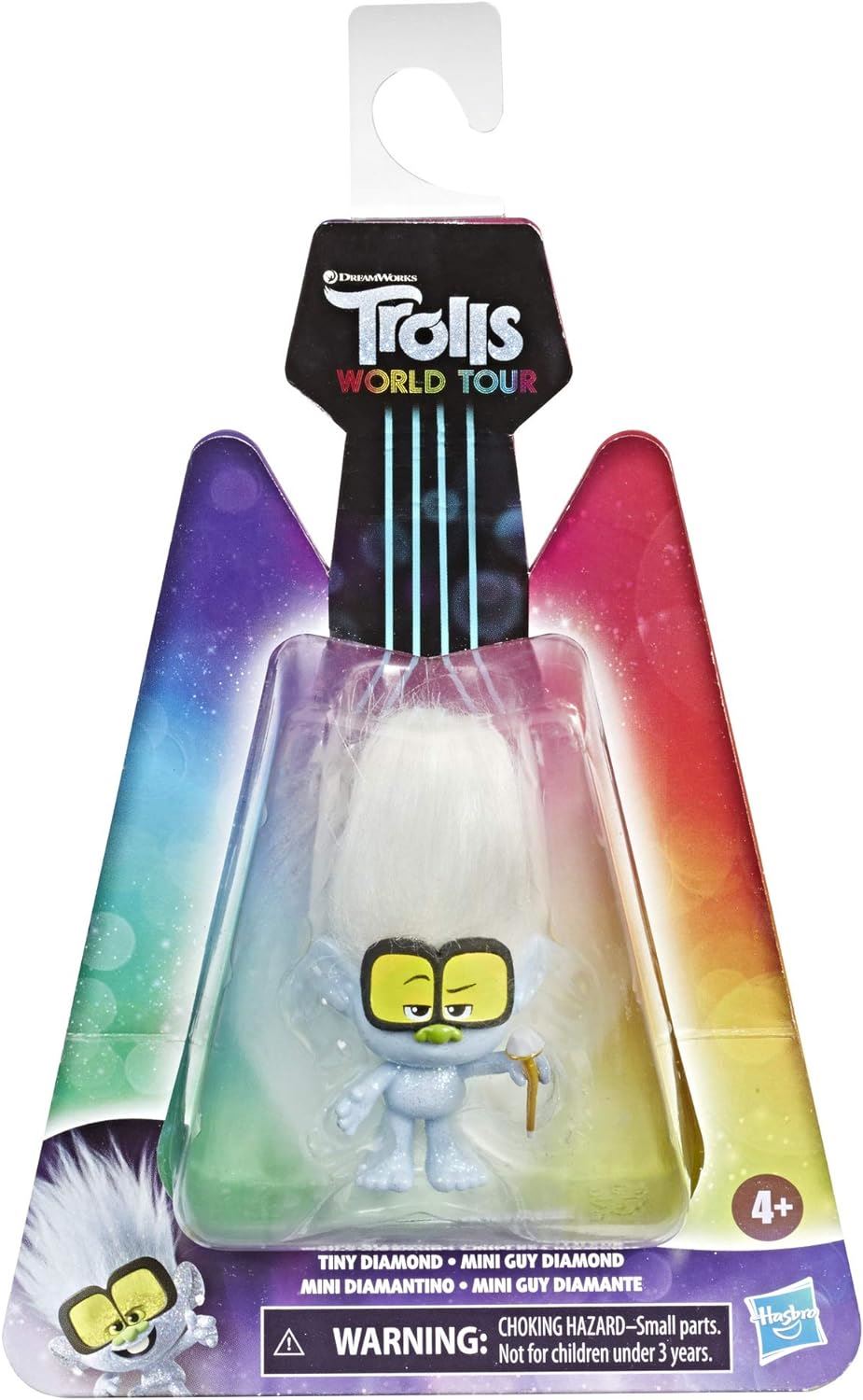 Trolls World Tour Tiny Diamond 12cm Action Figure E7042 Collectible mini Toy