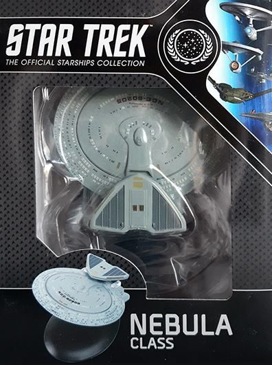 #23 / #16 U.S.S. Honshu NCC-60205 (Nebula Class) Model Die Cast Ship (Eaglemoss / Star Trek)