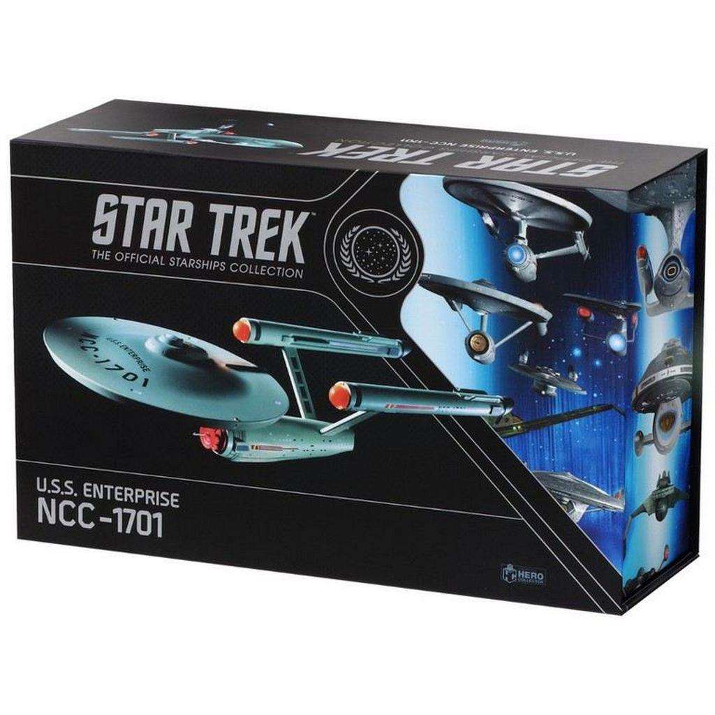 #01 U.S.S. Enterprise NCC-1701 XL EDITION Die-Cast Model Ship TOS (Eaglemoss / Star Trek)