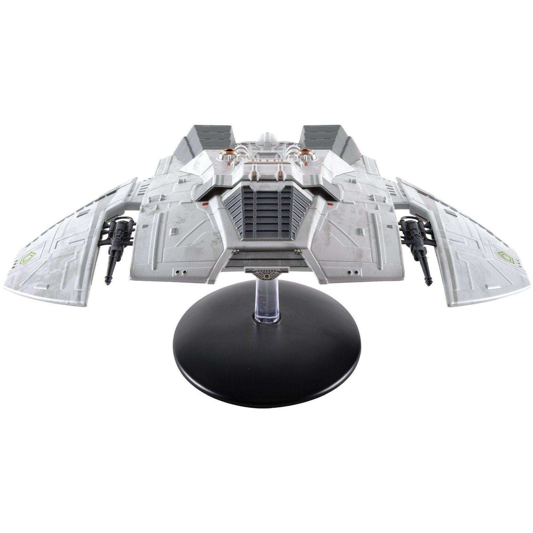 #11 Cylon Raider (Blood and Chrome) Diecast Model Ship (Battlestar Galactica / Eaglemoss)