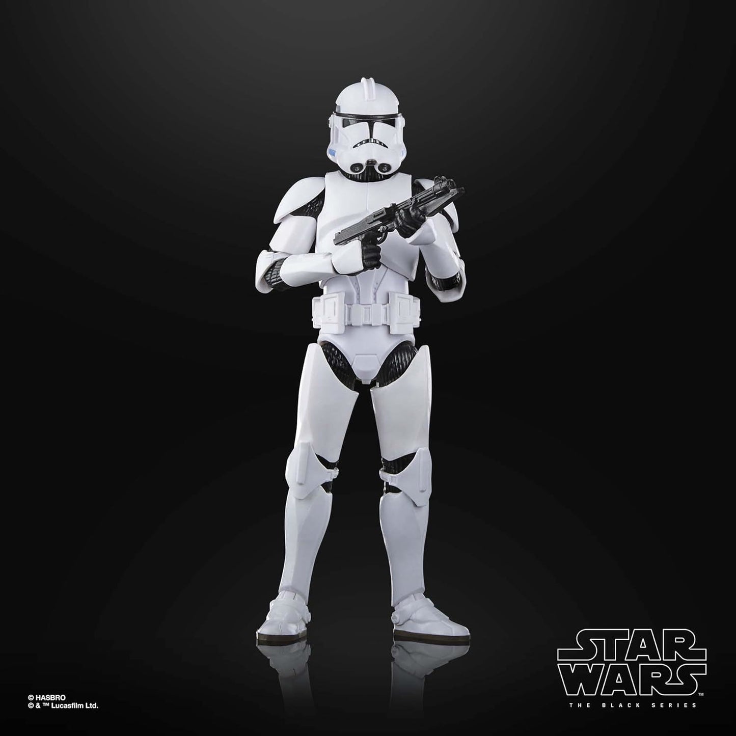 Phase II Clone Trooper 6″ Action Figure – Star Wars The Black Series F7105 (The Clone Wars) by Hasbro | Premium Collector Trooper with Accessories