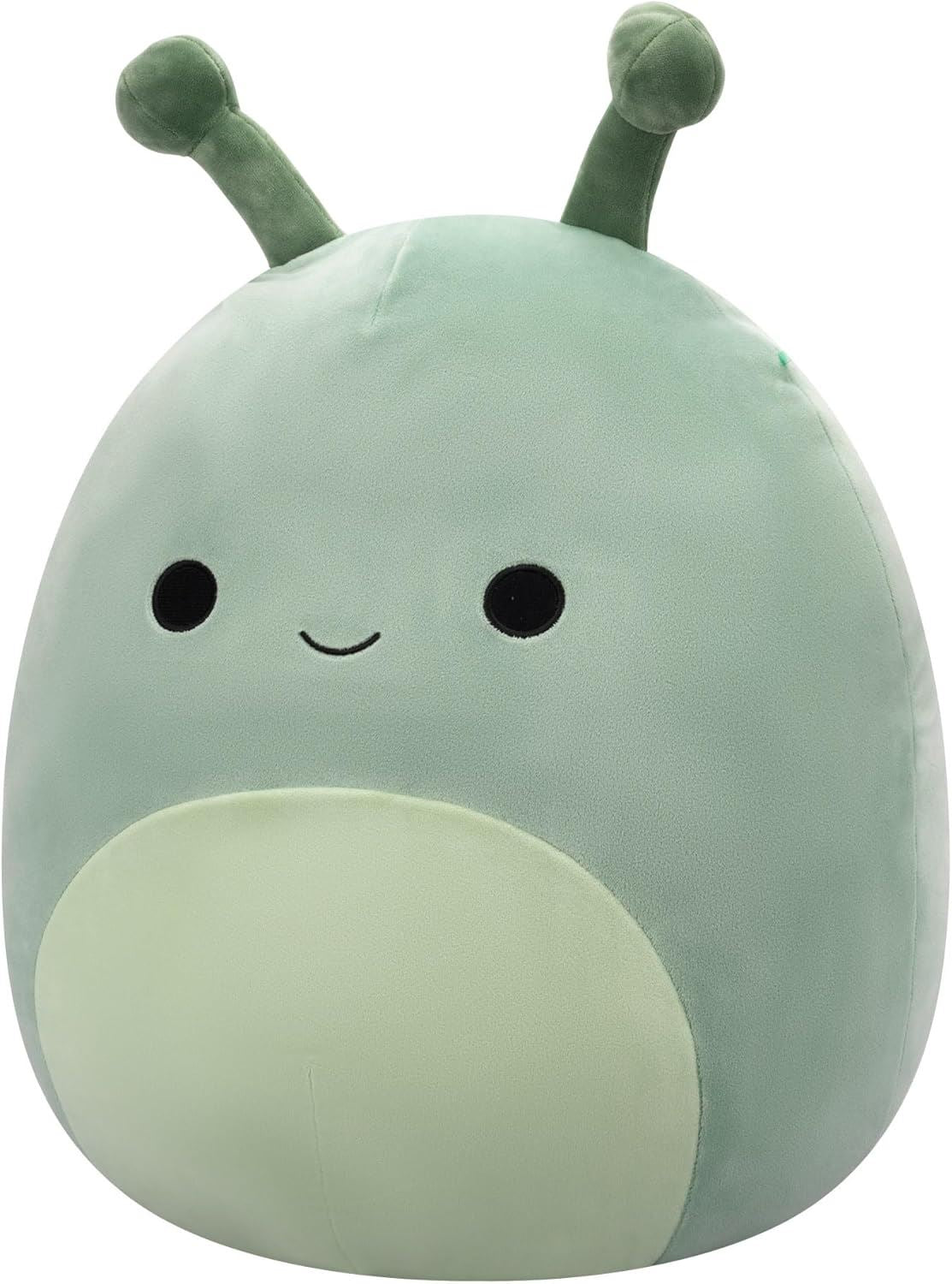 Preeto the Olive Green Slug 16″ Plush SQCR06636 – Squishmallows Ultrasoft Large Slug Stuffed Toy | Official Kellytoy Collectible Plush