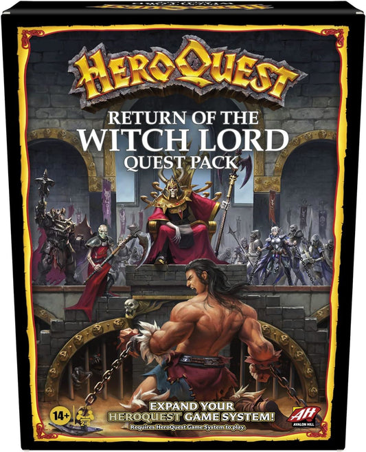 Avalon Hill HeroQuest Return of the Witch Lord Quest Game Pack F4193 Hasbro