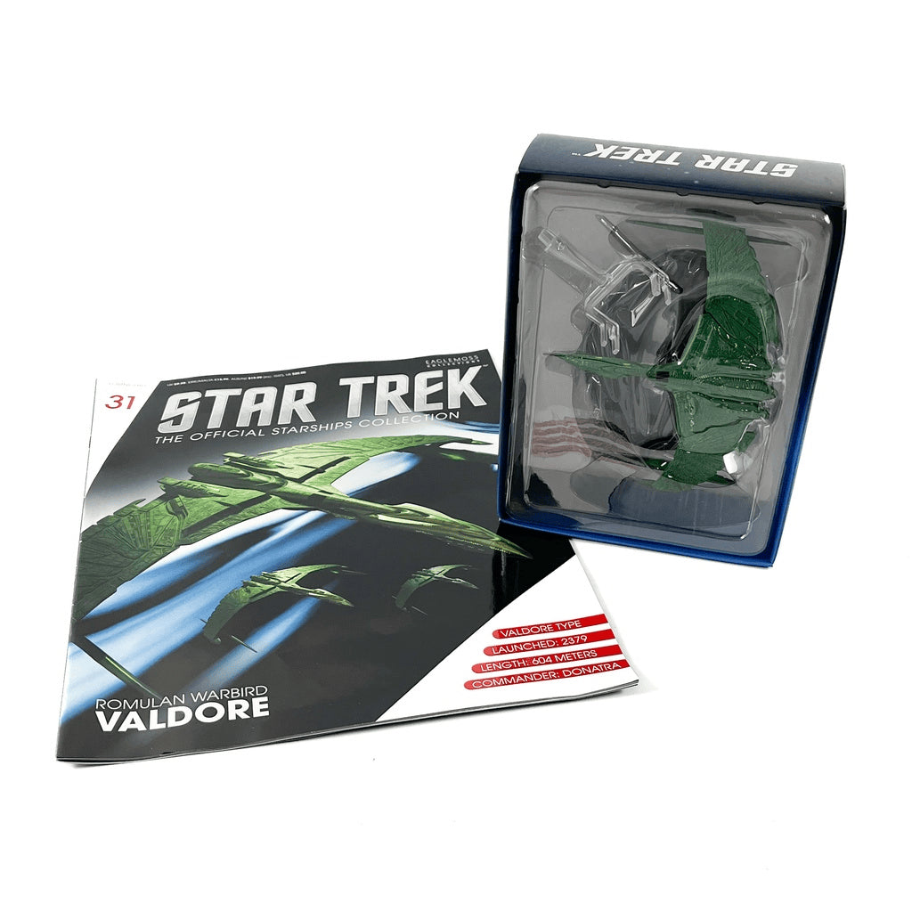 #31 Romulan Warbird Valdore Model Die Cast Ship (Eaglemoss / Star Trek)