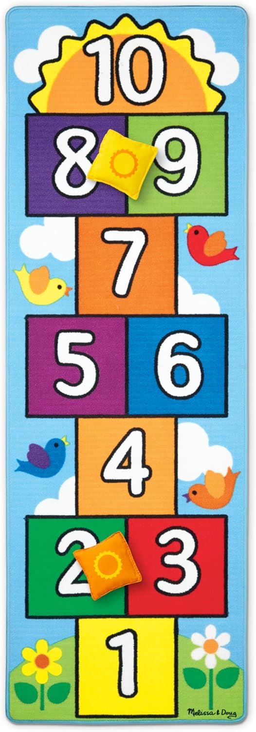 Hop & Count Hopscotch Rug 96152 (Melissa & Doug)