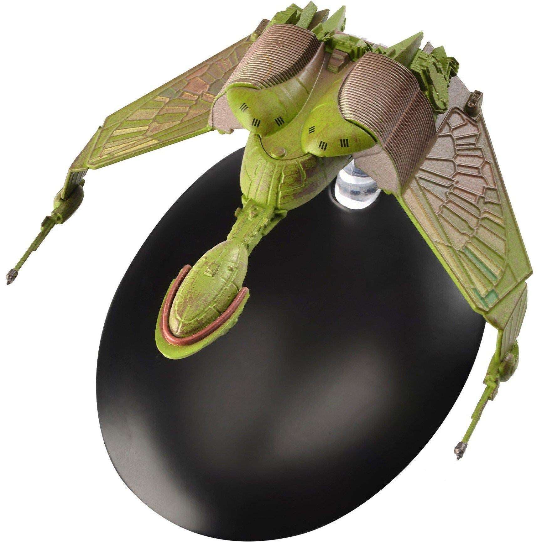 #107 Klingon Bird-of-Prey (Attack Position) Die-Cast Model Ship (Eaglemoss / Star Trek)