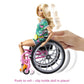 BARBIE Fashionistas Doll #165 with Wheelchair & Long Blonde Hair (GRB93)