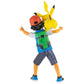 Ash + Pikachu 4.5″ Battle Feature Figure – Pokémon PKW2473 by Jazwares – Launcher Move Action Set with 2-Inch Pikachu