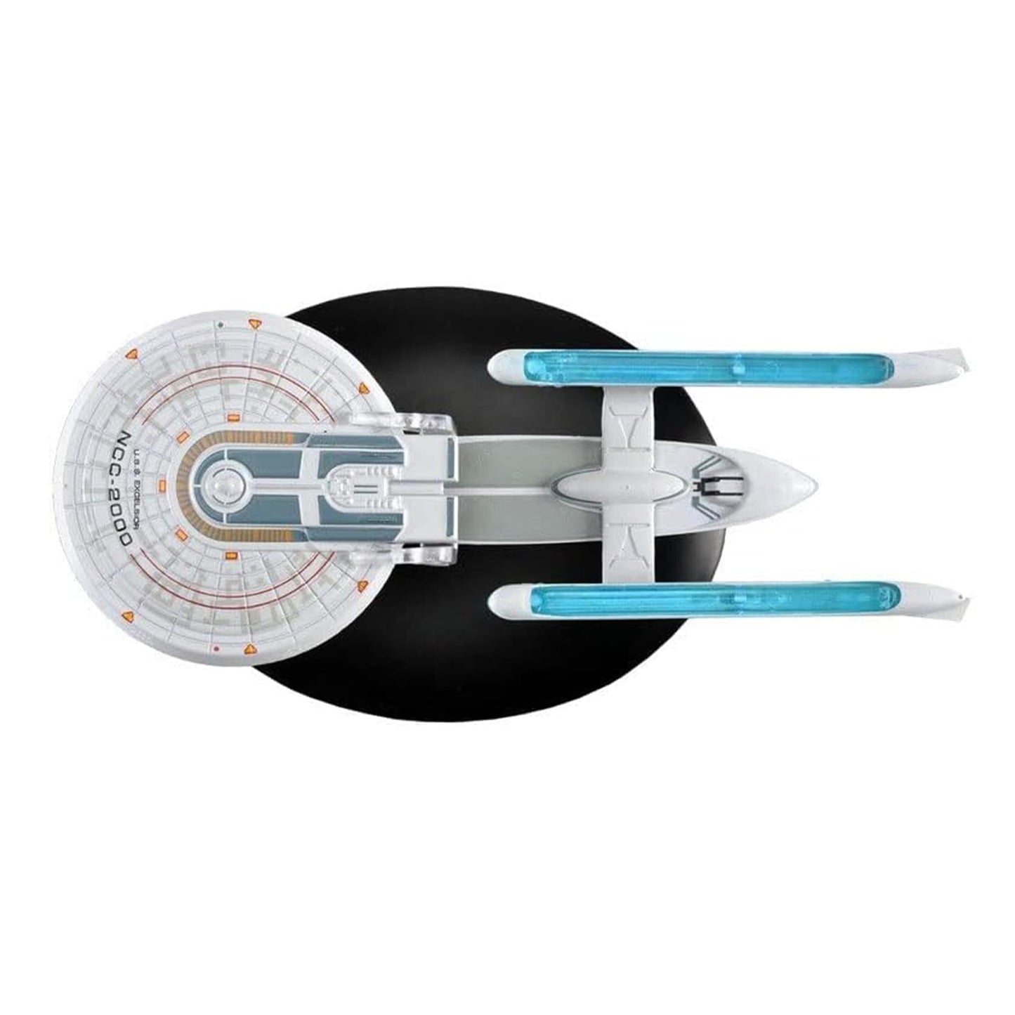 #08 U.S.S. Excelsior NCC-2000 (Excelsior class) Model Diecast Ship (Eaglemoss / Star Trek)