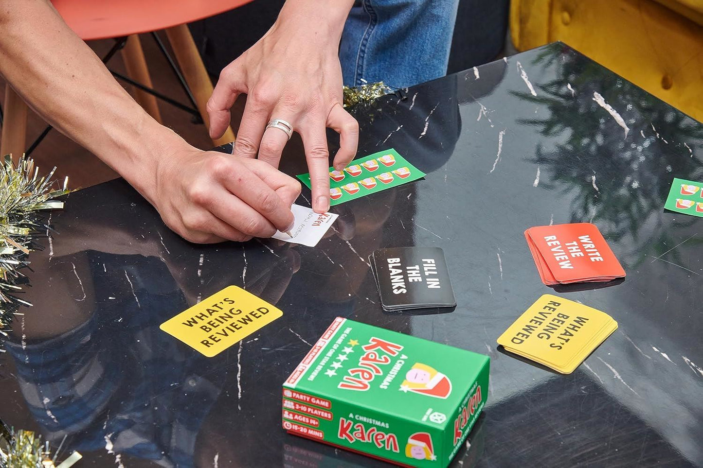 A Christmas Karen FMGKRNMAS01 – Format Games Humorous Holiday Card Game for Adults & Families