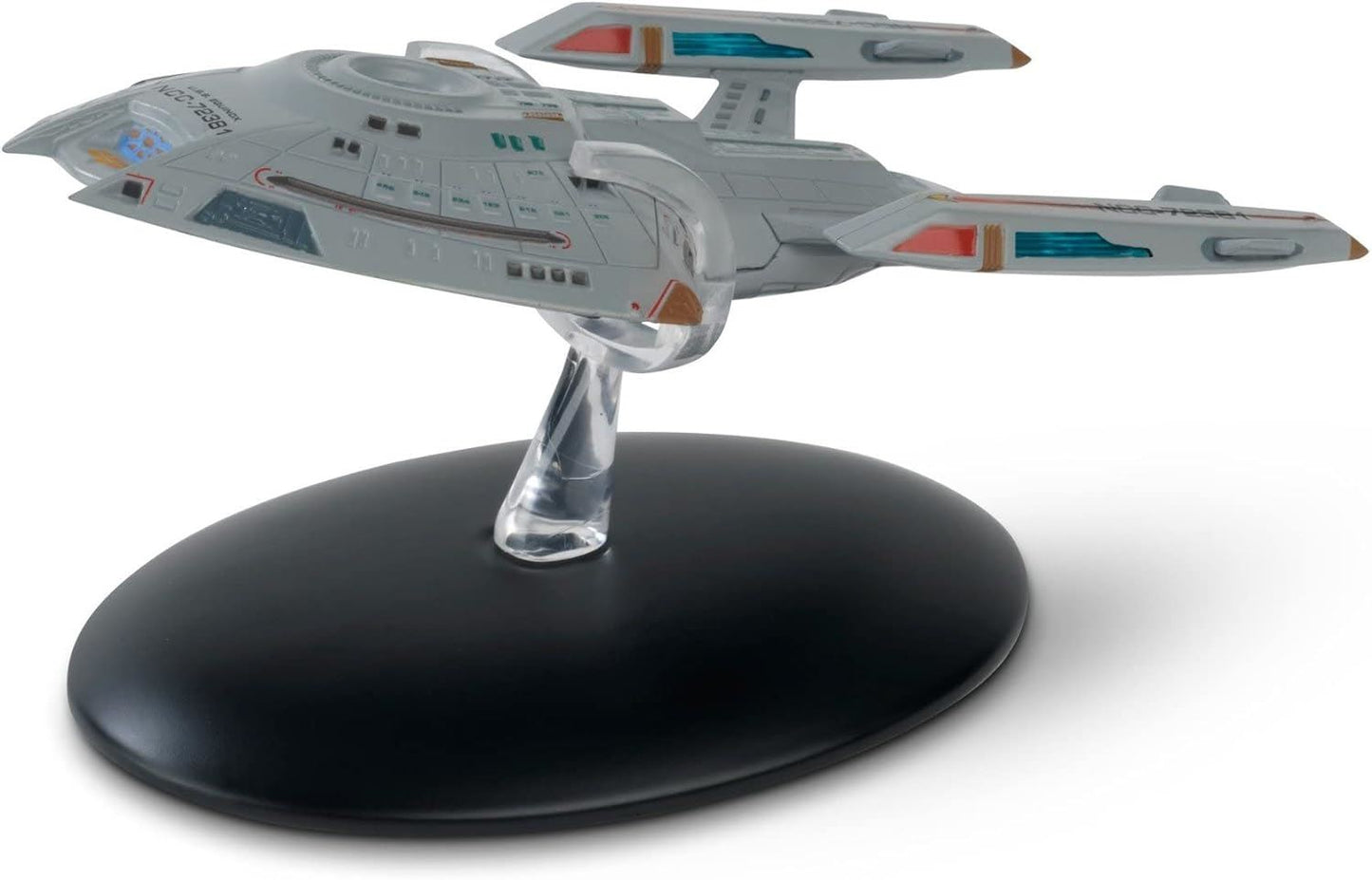 #15 / #7 U.S.S Equinox NCC-72381 Diecast Model Ship Window Boxed (Star Trek / Eaglemoss)