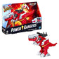 Power Rangers Hasbro F2264 Battle Attackers Dino Fury T-Rex Champion Zord Electronic Action Figure