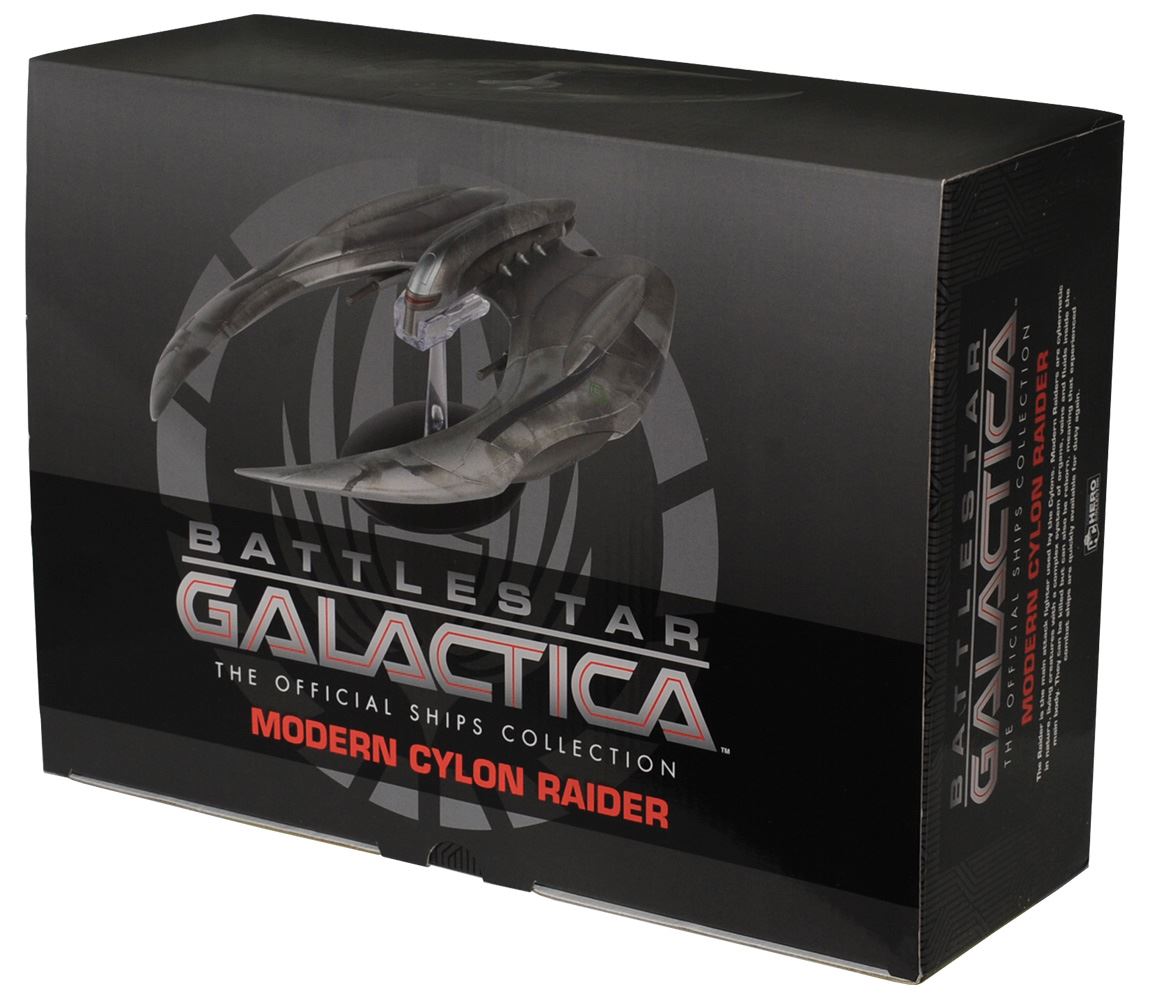 #02 Modern Cylon Raider (2004 Series) Model Diecast Ship (Eaglemoss / Battlestar Galactica)