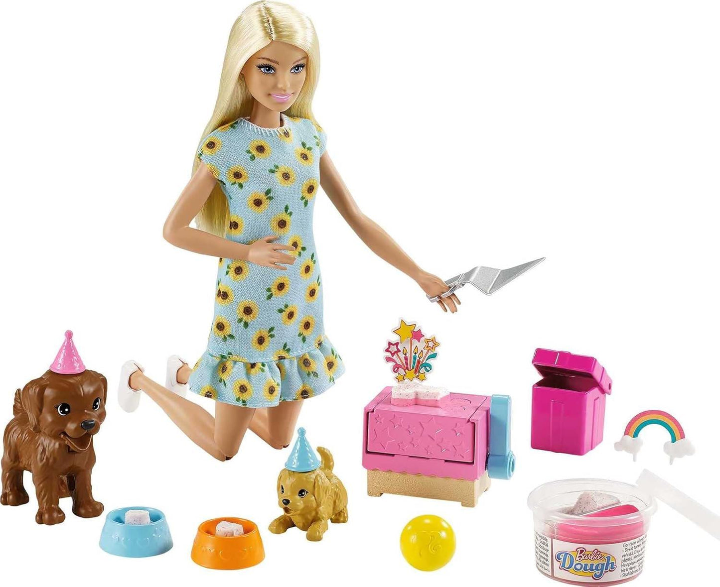 Barbie Puppy Party Doll and Playset GXV75 (Barbie)