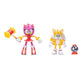 4" Sonic The Hedgehog Classic Amy & Tails Action Figures Set 41594 Accessories