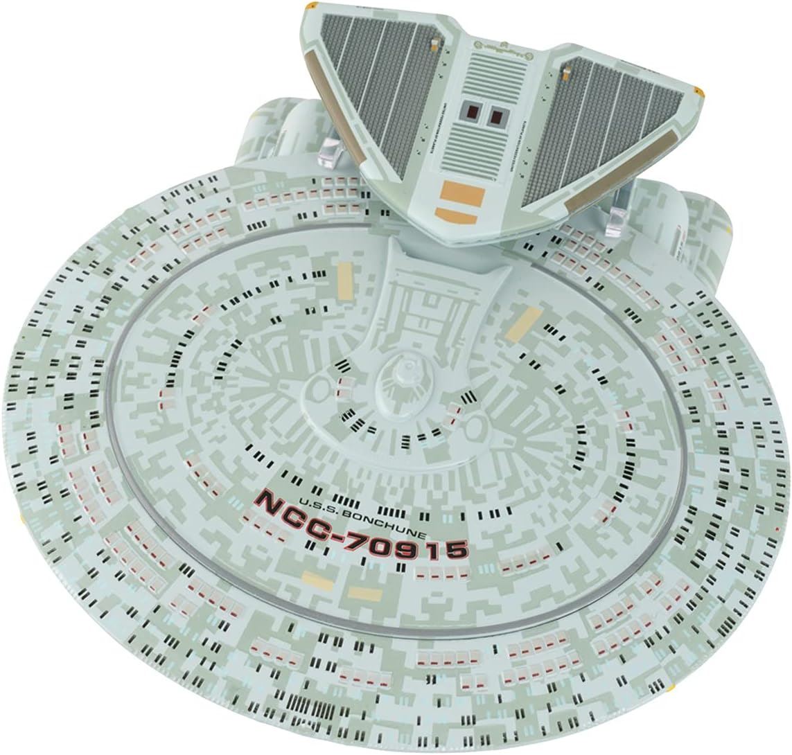 #26 U.S.S. Bonchune NCC-70915 (Nebula-Class) XL EDITION Model Die Cast Ship (Eaglemoss / Star Trek)