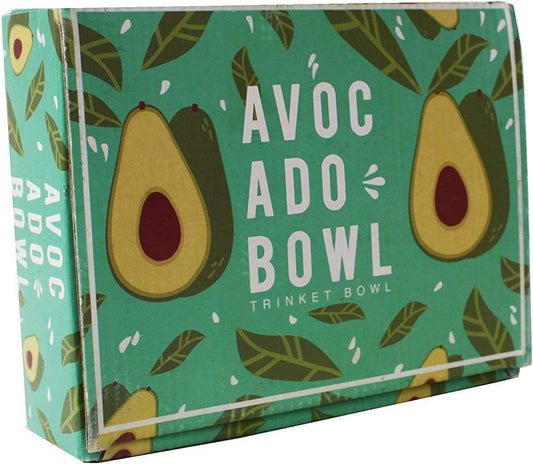 GIFT REPUBLIC Avocado Trinket Bowl Ceramic Green Novelty Gift Homewares