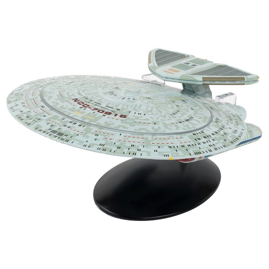 #26 U.S.S. Bonchune NCC-70915 (Nebula-Class) XL EDITION Model Die Cast Ship (Eaglemoss / Star Trek)