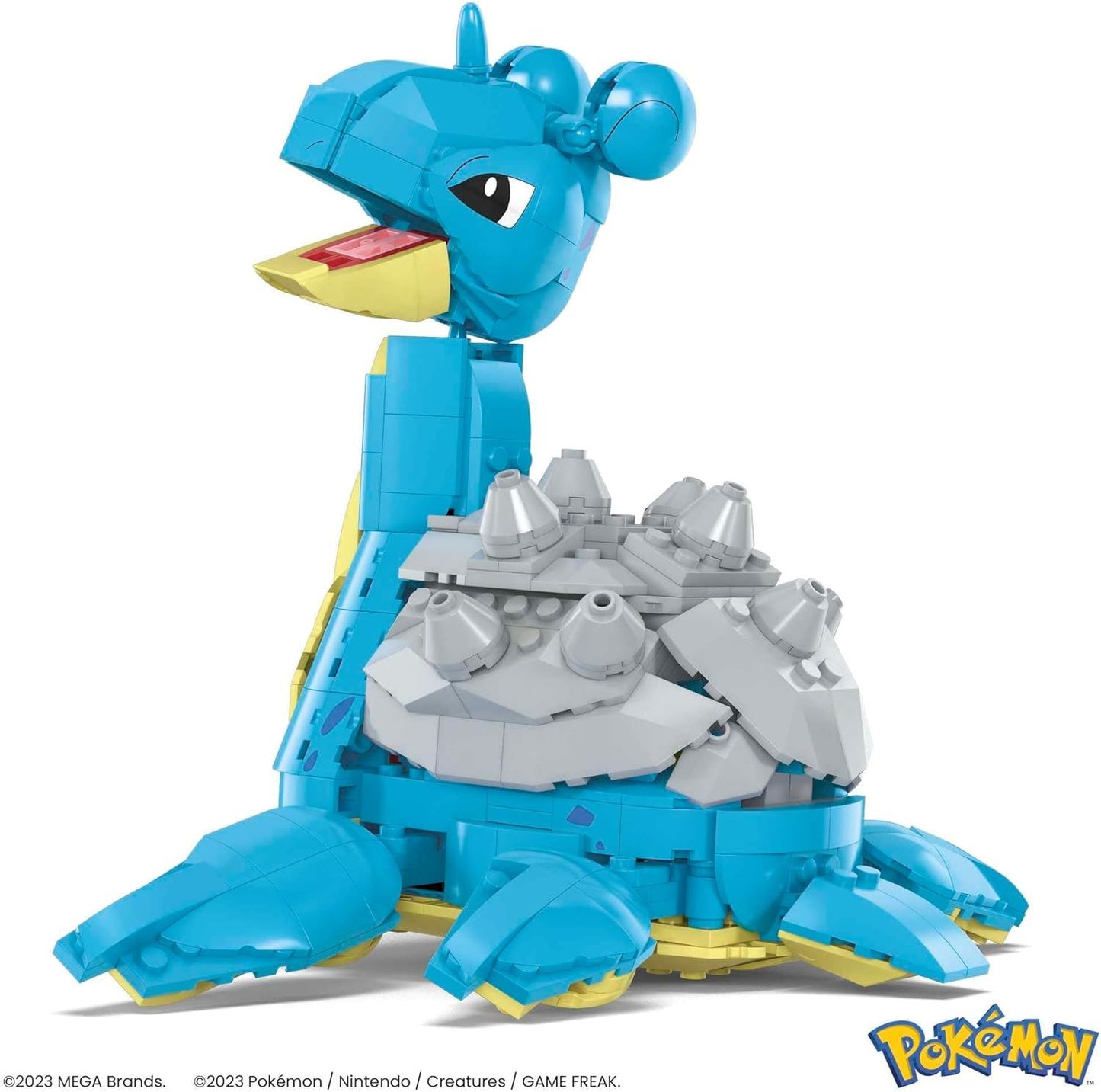 Lapras HKT26 – MEGA Pokémon Building Toy Kit | Buildable Lapras Figure with Ocean-Themed Accessories (Official MEGA Construx Set)
