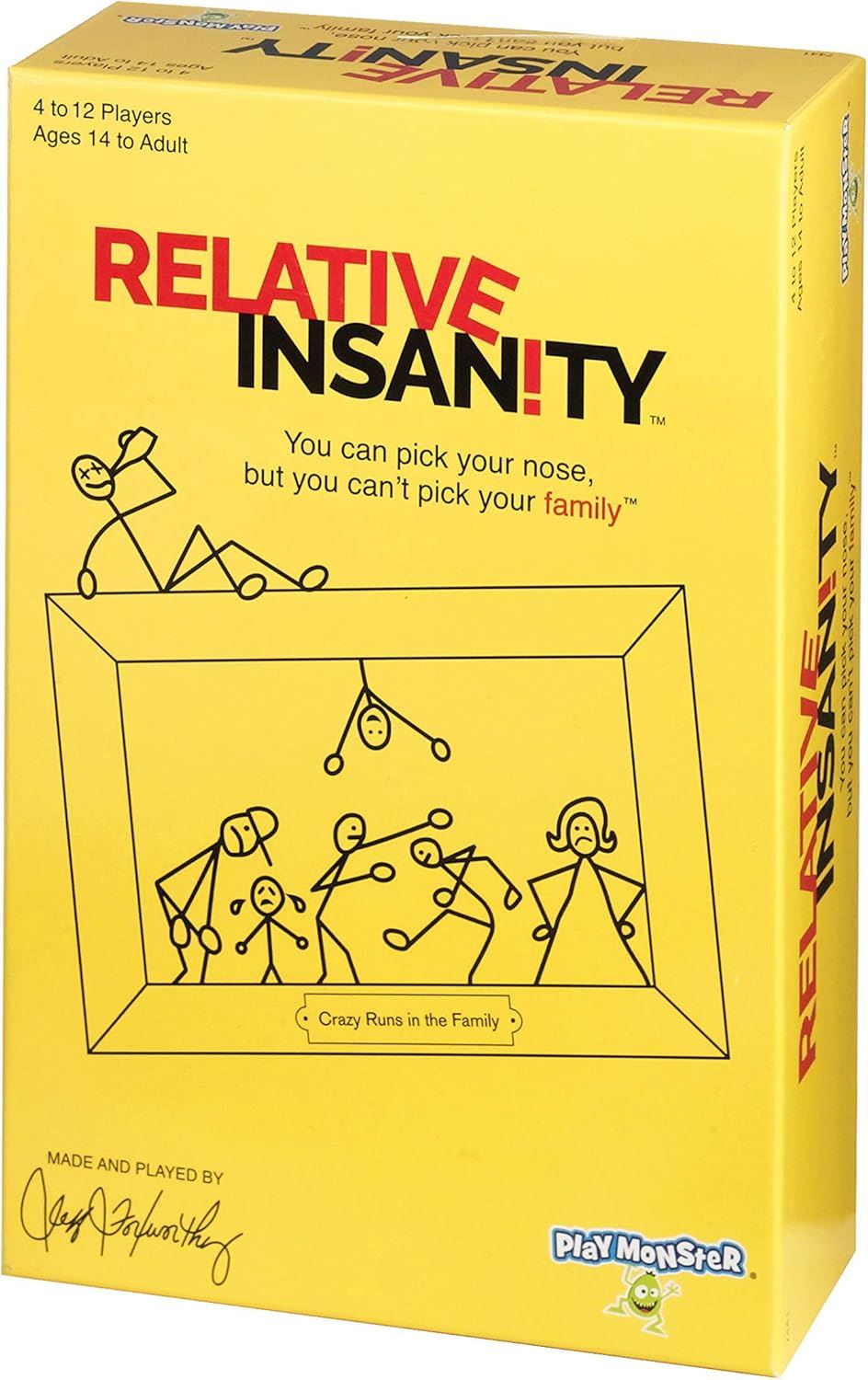Relative Insanity Family Card Game (Play Monster)