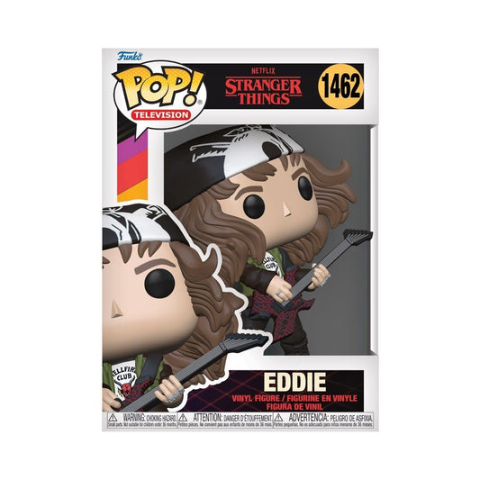 Eddie with Guitar #1462 Pop! Vinyl Figure 72138 – Stranger Things Funko Collectible