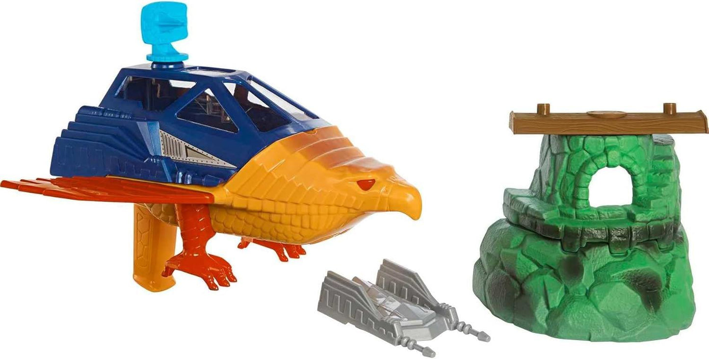 Point Dread & Talon Fighter HKM63 Action Vehicle Toy and Accessories (Masters of the Universe)