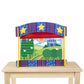 Tabletop Puppet Theater 12536 – Melissa & Doug Wooden Pretend Play Puppet Stage with Chalkboard & Curtains