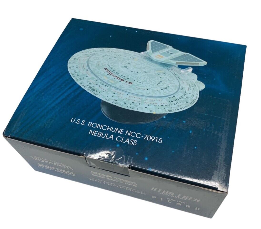 #26 U.S.S. Bonchune NCC-70915 (Nebula-Class) XL EDITION Model Die Cast Ship (Eaglemoss / Star Trek)