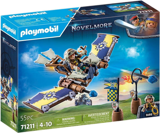 Playmobil Novelmore Dario's Glider Playset 55 Pieces Age 4+ 71211