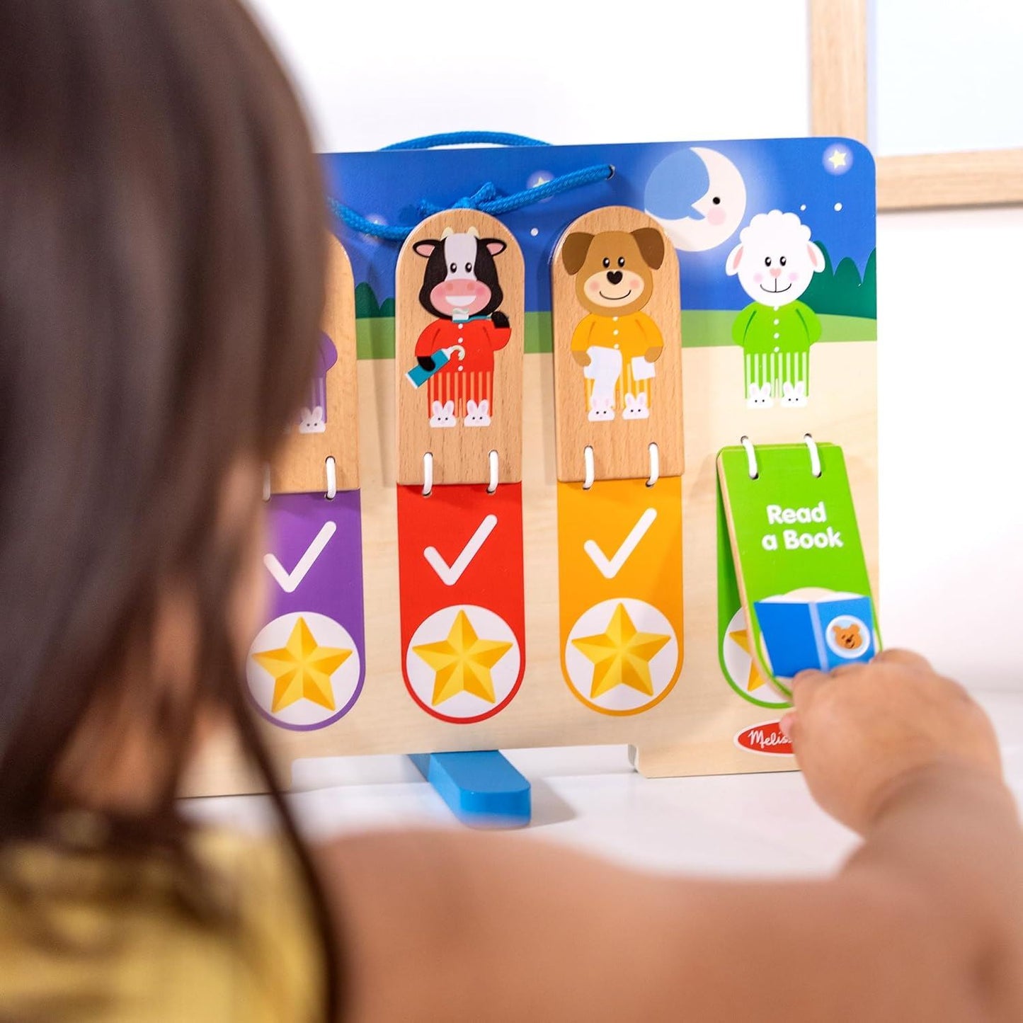 My Daily Routines Chart (Double-Sided with Flip Tabs) 50179 Morning & Nighttime Habits (Melissa & Doug)