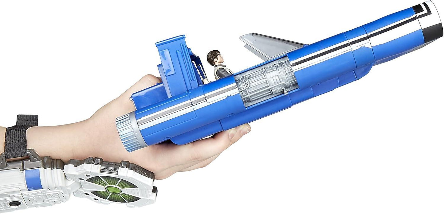 Star Wars Han Solo’s Landspeeder Force Link 2.0 E1263 – Vehicle & Figure Set with Sound Effects (Hasbro)