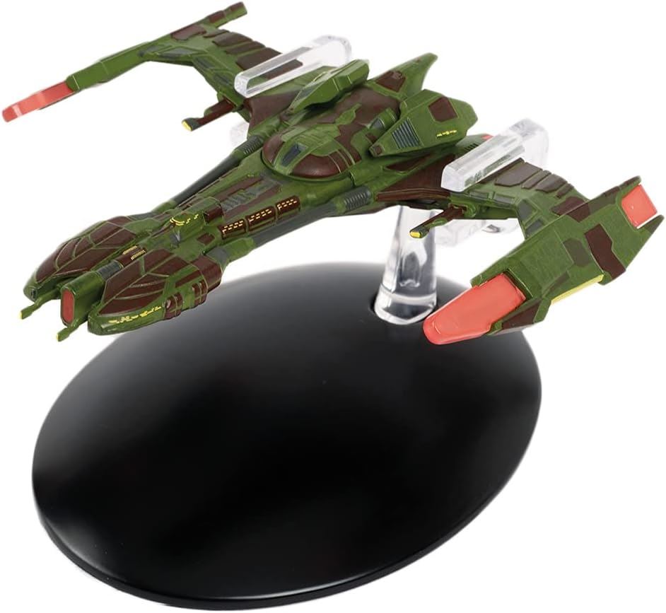 #12 I.K.S. Mat'ha-class Klingon Raptor Diecast Model Ship STO (Eaglemoss / Star Trek)