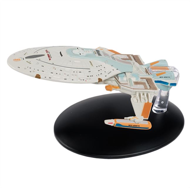 #122 U.S.S. Yeager NCC-65674 Model Diecast Ship (Eaglemoss / Star Trek)