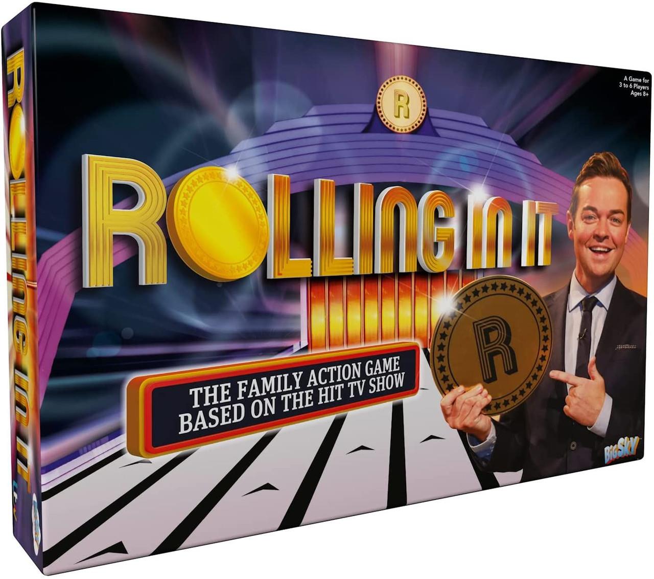 Rolling In It Family Board Game From Official TV Show With Trivia Questions