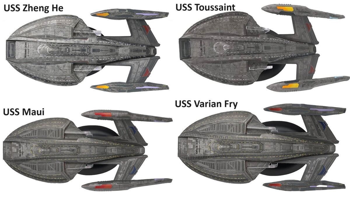 #01 U.S.S. Varian Fry (Inquiry-Class) Model Die Cast Ship Picard Universe (Eaglemoss / Star Trek)