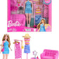 Barbie Doll & Closet Fashion Set HPL78 (Barbie)
