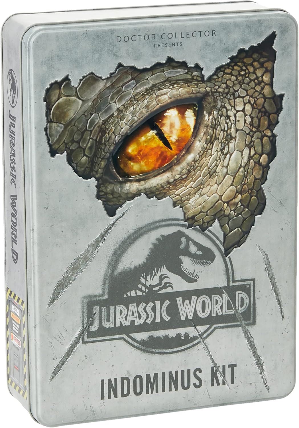 Jurassic World Indominus Kit – Collector’s Tin Set DCJW12 (Doctor Collector) – Limited Edition Hybrid Dino Experience