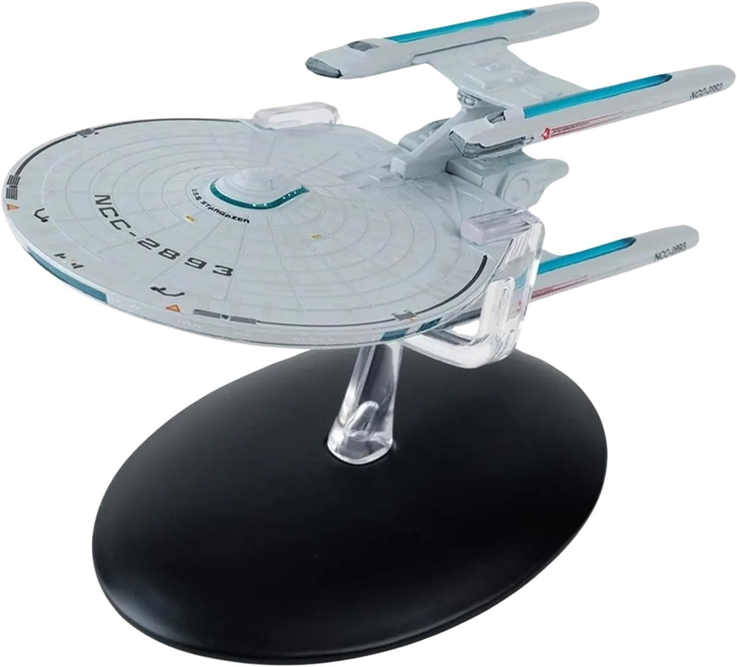 #19 U.S.S. Stargazer NCC-2893 (Constellation-class) CMC Diecast Model Ship (Eaglemoss / Star Trek)