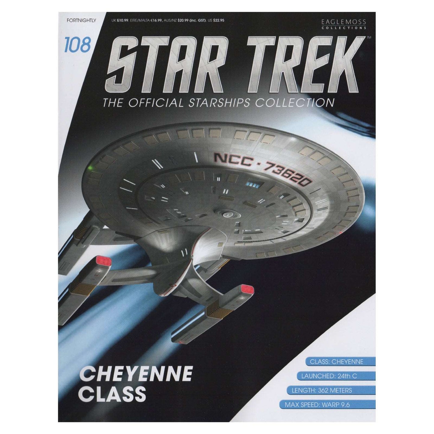 #108 Cheyenne-class (U.S.S. Ahwahnee NCC-73620) Diecast Model Ship (Eaglemoss / Star Trek)